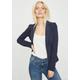 Jeansblazer VERO MODA "VMJULIANE LS BLAZER DNM EXP" Gr. 38 (M), blau (total eclipse) Damen Blazer