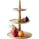 Etagere APS "VALO" Servierplatten Gr. B/H/L: 30 cm x 42 cm x 30 cm, braun Etagere