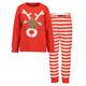 Pyjamaoberteil BLUE SEVEN "Blue Seven Jungen Pyjama KIDS BOYS BASICS - 2er Set" Gr. 140, rot (316, tomate) Kinder Shirts Langarm