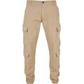 Cargohose URBAN CLASSICS "Herren Double Cargo Twill Jogging Pants" Gr. 42, Normalgrößen, beige (warmsand) Herren Hosen Cargohosen