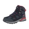 Wanderschuh JACK WOLFSKIN "TRAIL HIKER TEXAPORE MID K", Gr. 31, blau (night blau), Leder, Textil, sportlich, Schuhe, wasserdicht