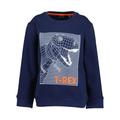 Sweatshirt BLUE SEVEN "Blue Seven Jungen DINOS" Gr. 128, blau (564, ultramarin) Mädchen Sweatshirts