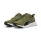 Laufschuh PUMA "Flyer Lite Laufschuhe Erwachsene" Gr. 44.5, grün (olive green white black) Schuhe Laufschuhe