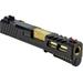 Zaffiri Precision Glock 43 ZPS.2 Complete Upper RMSc Cut Gold Black ZPS.2.43.BLK.CU.2