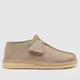 Clarks Originals originals desert trek flat shoes in beige