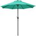 Arlmont & Co. Bruton 9' Market Umbrella Metal in Green/Blue/Navy | Wayfair 289DABAEE3FD400CA0567C7BF8D7CC24