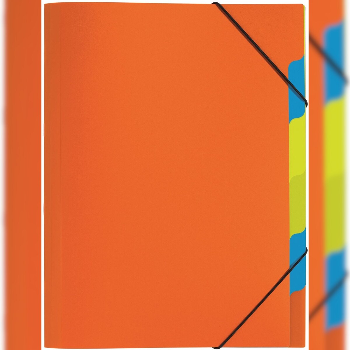Pagna Ordnungsmappe A4 5 Fächer Funky School orange PP Image