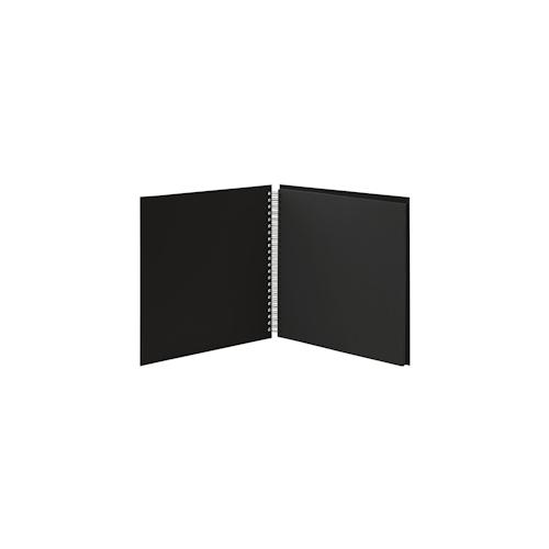 Fotoalbum Whire-O 60 Seiten 290x290mm schwarz/schwarz