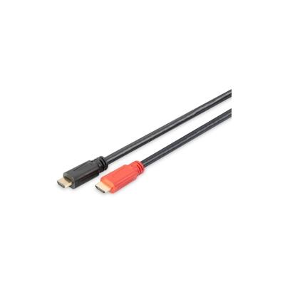 ASSMANN DIGITUS HDMI Kabel Typ A 15.0m m/Ethernet UltraHD gold sw. Image