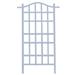 Dura-Trel Inc 75" H x 35" W Classic Grid, Steel in White | 75 H x 35 W x 2 D in | Wayfair 11191