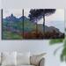Loon Peak® The Road To Monte Carlo, 1883 Framed On Canvas 3 Pieces Set Canvas, Solid Wood in White | 36 H x 72 W x 2 D in | Wayfair