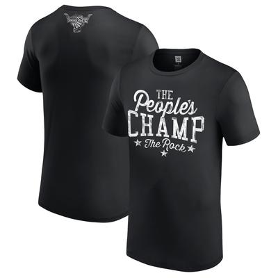 WWE The Rock The People's Champ T-Shirt - Schwarz - Herren Image