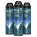 Degree Men Antiperspirant Deodorant Dry Spray Cool Rush 3 Count Deodorant For Men With Motionsense Technology 3.8 Oz