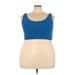 Lola Getts Active Tank Top: Blue Activewear - Women's Size 3X Plus