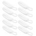 10 Pcs Toothbrushes Dog Toothbrush for Small Dogs Toothbrush For Dogs Dog Finger Tooth Brush Dogs Toothbrush Small Dog Toothbrush Pet Cleaning Finger Cots Pet Supplies White Nylon