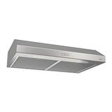 Broan-NuTone BCDF130SS Glacier Convertible Range Hood Light Exhaust Fan for Under Cabinet Stainless Steel