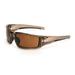 Honeywell Uvex Hypershock Safety Glasses Brown Frame with Espresso Polarized Lens & Anti-Scratch Hardcoat (S2969)