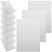 Plastic Panels Sheeting 10 Pcs A4 Piece Material Home Decor Display Cabinet Cases for Crafts White