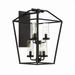 Eurofase Lighting 44307 Bastille 6 Light 20 Tall Outdoor Wall Sconce - Black