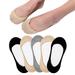 EHQJNJ 3 Pairs of Ultra Thin Solid Color Sports and Leisure Silicone Anti Non Falling Heel Shallow Mouth No and Breathable Socks Yoga Socks with Grips for Women Compression Socks for Women Plus Size