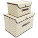 1 Set of Multifunctional Storage Bin Fabric Storage Box Clothes Storage Basket Organizer Box