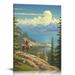 COMIO Lake Tahoe California - Riding Boating Swimming Fishing Hiking Golf - Vintage Travel Poster- Master Art Print