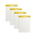 Post-it Super Sticky Easel Pad 25 in x 30 in White 30 Sheets/Pad 4 Pads/Pack Great for Virtual Teachers and Students (559 VAD 4PK)