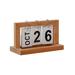 Creative Calendar Desk Calendars Perpetual Simple Bookcase Decor Office Wooden Bamboo