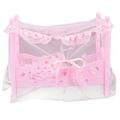 Princess Bed Toy Toys Models Doll House Bed Baby Doll Bed Model Mini Bed for Doll Child Baby