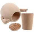 Wooden Teapot Teacup Flatware Wooden Playset Pretend Play Toy Teapot Toy Childrens Toys Wood Tea Service Toy Wooden Toy