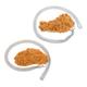 2 Pcs Necklaces Models Touch of Personality Necklace Simulation Food Pendant Necklace Fried Chicken Wing Necklace Creative Necklace Model Fake Food Pvc