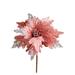 Sequin Velvet Handmade Christmas Flowers Gold And Silver Gray Pink And White Christmas Flowers Christmas Tree Decoration Flowers