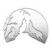 Metal Cutting Dies 3D Cutting Dies Three Wolves Craft Die Cut for DIY Scrapbooking Photo Decoration