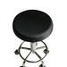 Bar Stool Covers Round Washable Jacquard Chair Slipcover Black