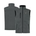 Men's Cutter & Buck Steel Greensboro Grasshoppers Clique Equinox Insulated Softshell Vest