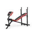 York Warrior 2 in 1 Folding Barbell & Ab Bench with Curl