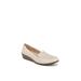 Women's India Flat by LifeStride in Beige Faux Leather (Size 7 M)