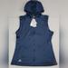 Adidas Jackets & Coats | Adidas Hg6965 Womens Cold Ready Diagonal Print Golf Vest Jacket Size Medium New | Color: Blue | Size: M
