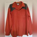 Columbia Jackets & Coats | Columbia Button Down Fleece Jacket Burnt Orange/ Grey Mens Xl | Color: Orange | Size: Xl