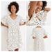 Madewell Dresses | Madewell Lightspun Ruffle Sleeve Babydoll Polka Dot Dress In Size Small | Color: Black/White | Size: S