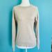 J. Crew Sweaters | J. Crew Cashmere Blend Pullover Crewneck Sweater (Size S) | Color: Cream/Tan | Size: S