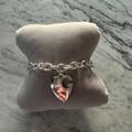 Gucci Jewelry | Authentic Gucci Heart Bracelet, Brand New With Tags, Dust Pouch, And Box!! | Color: Silver | Size: 7.5 Inches