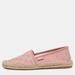 Gucci Shoes | Gucci Pink Gg Canvas And Leather Espadrille Flats | Color: Pink | Size: 38