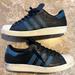 Adidas Shoes | Adidas Superstar Sneakers Snakeskin Size 13 W Plastic Box | Color: Black/Blue | Size: 13