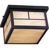 Maxim Coldwater Two Light 9-Inch Outdoor Flush Mount - Burnished - 4059HOBU