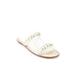 Kate Spade Shoes | Kate Spade Women's Round Toe Braided Straps Flip Flop Sandals Gold Size 9.5 | Color: Gold | Size: 9.5