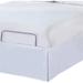 Microfiber Bed Skirt For Adjustable Beds Tailored Style 15 Inch Drop Length Full White