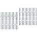 60 Pcs Coat Hangers Curtain Hooks for Blinds Curtain Accessories Window Blind Slat Holder Vertical Blind Fixing Tool Blinds Top Hangers Vertical Blinds Replacement Parts Tool Vertical White Plastic