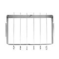 Sueyeuwdi Barbecue Skewer Rack Barbecue Skewer And Barbecue Skewer Portable Durable Folding Barbecue Rack Camping Barbecue Picnic Barbecue Rack Bbq Grill Bbq Accessories Kitchen Gadgets