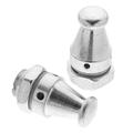 Pressure Reducing Valve Blow off Safety for Cooker Relief Valves Steam 2 Pcs Stainless Steel Limiting